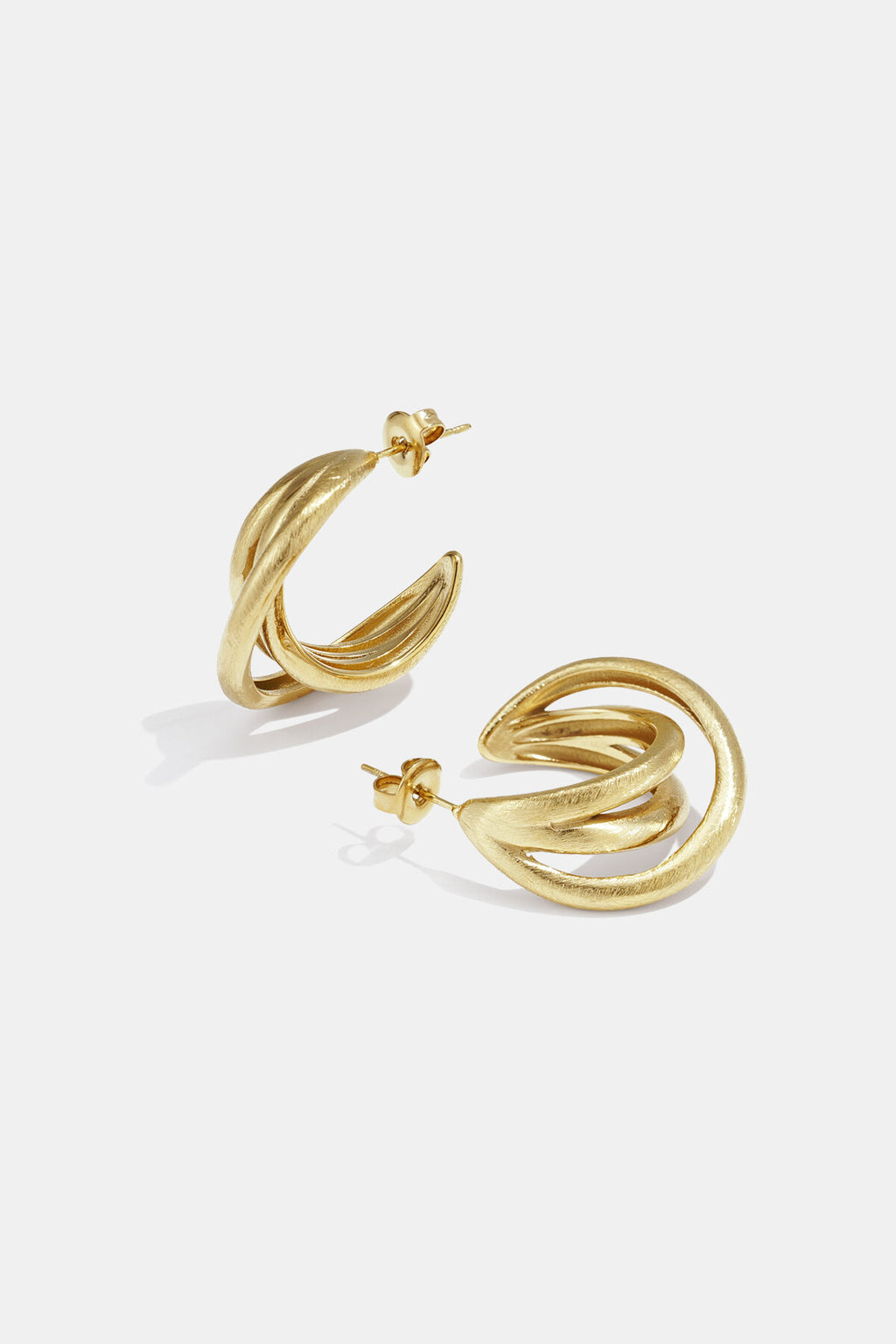 Boucles d'oreilles créoles lignes Casual Daily Simple Series Bijoux pour femmes