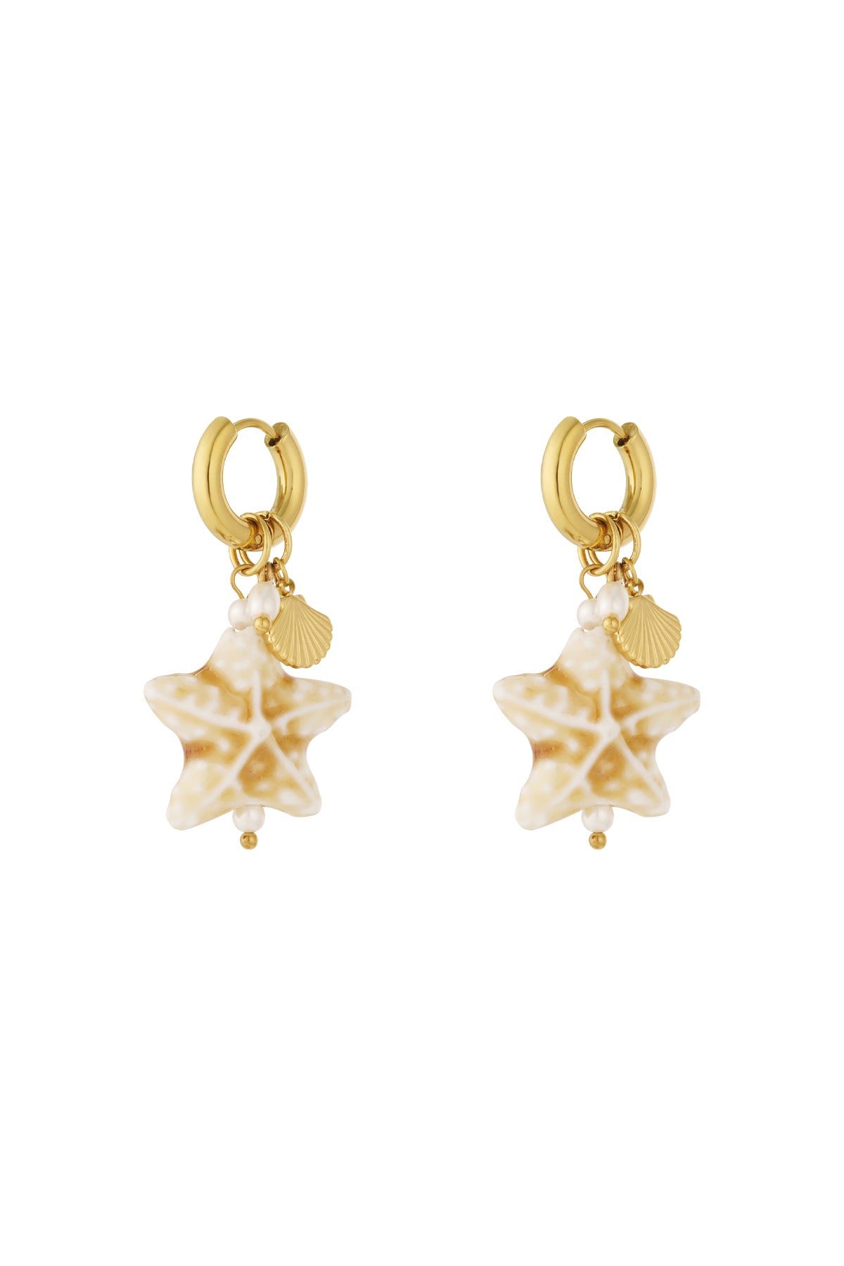 Boucles d'oreilles étoile de sable