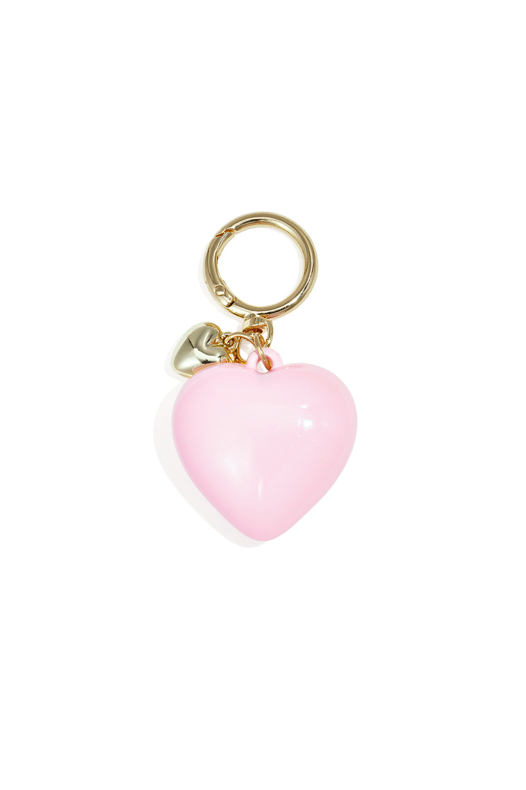 Bijou de sac en forme de cœur, accessoire décontracté en acrylique pour tous les jours