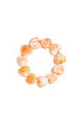Bracelet avec perles en forme de cœur