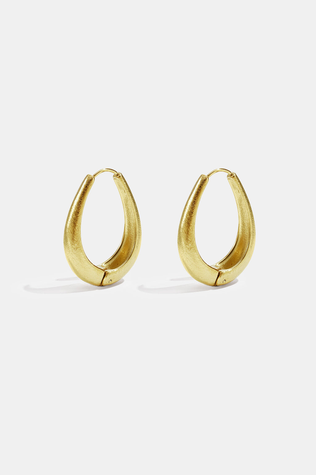 Boucles d'oreilles créoles ovales