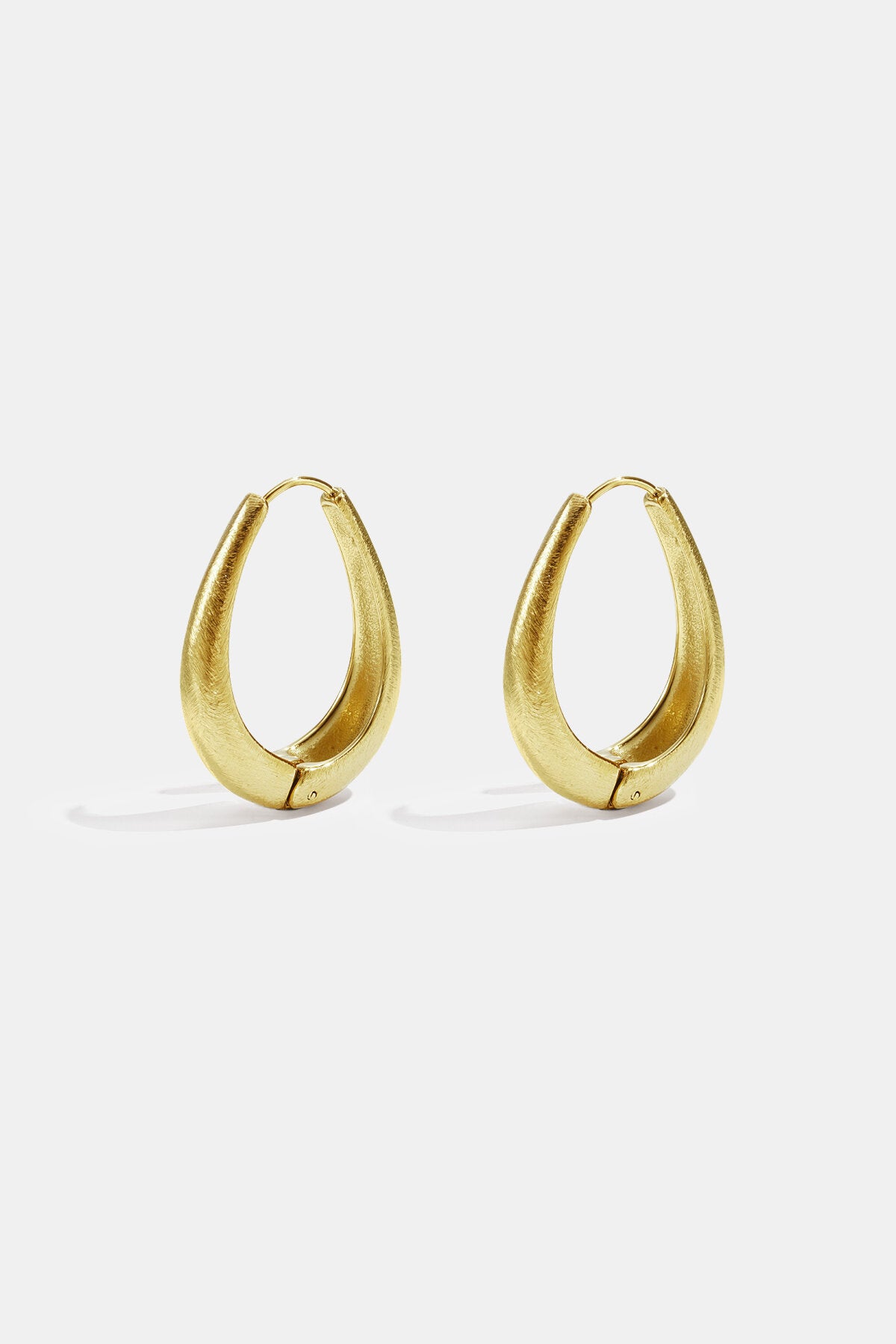 Boucles d'oreilles créoles ovales