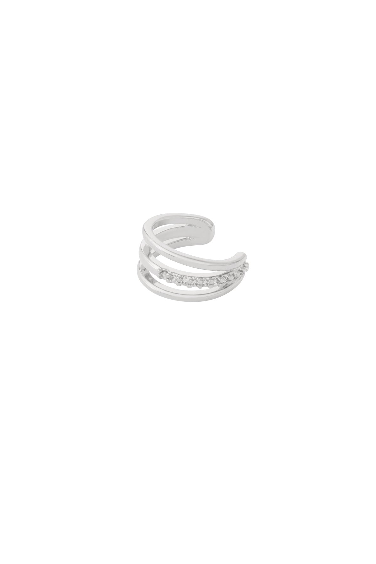 Boucles d'oreilles géométriques en cuivre au quotidien