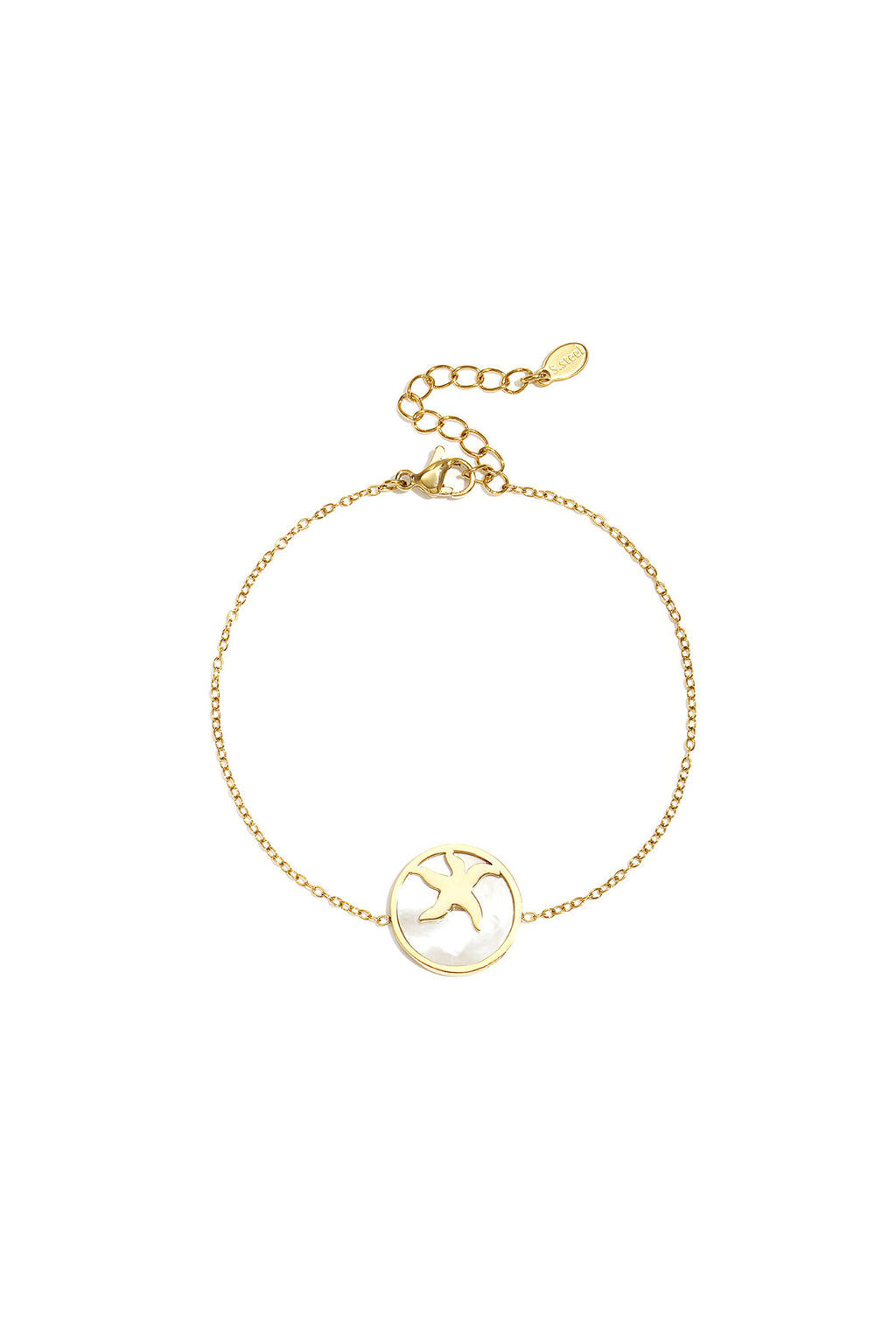 Bracelet avec étoile de mer en cercle